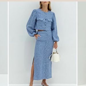 NWT Vita Grace set - never worn! Skirt is a S, jacket is a M